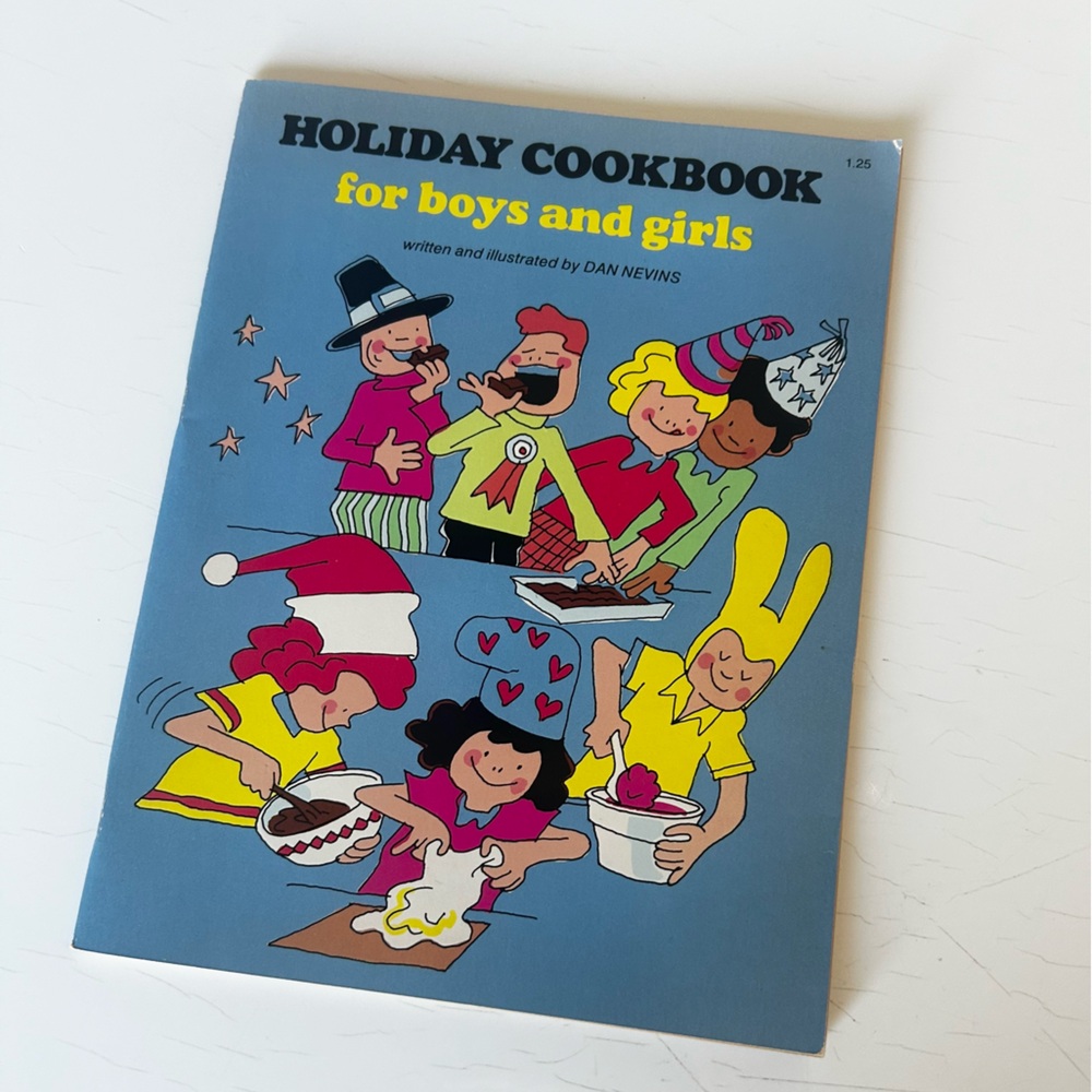 Vintage 80s Kids Holiday Cookbook